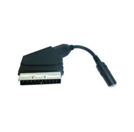 SCART-TATA/JACK-TATA-3,5MM 0,20M CAVALIER